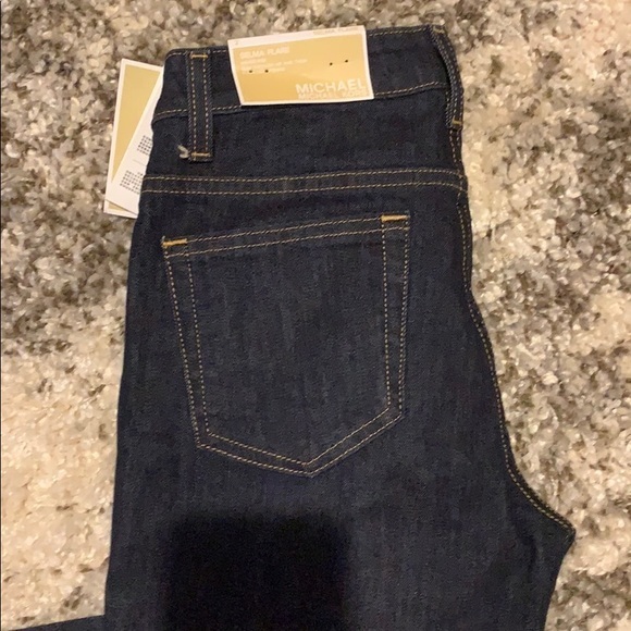 NWT Michael Michael Kors Selma Flare Jeans 2 - Picture 6 of 7